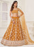 Yellow Sequence Embroidery Wedding Lehenga Choli