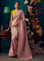 Blush Pink Multi Embroidered Traditional Silk Saree