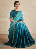 Royal Blue Wedding Saree In USA UK