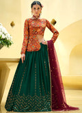 Shop Wedding Lehenga In USA, UK, Canada, Germany, Mauritius, Singapore With Free Shipping Worldwide.