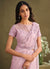 Lilac Purple Designer Saree In USA