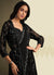 Black Sequence Embroidery Saree With Jacket In USA
