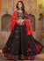 Black And Red Kutchi Embroidered Rajwadi Chaniya Choli