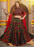 Black Multi Kutchi Embroidered Rajwadi Chaniya Choli