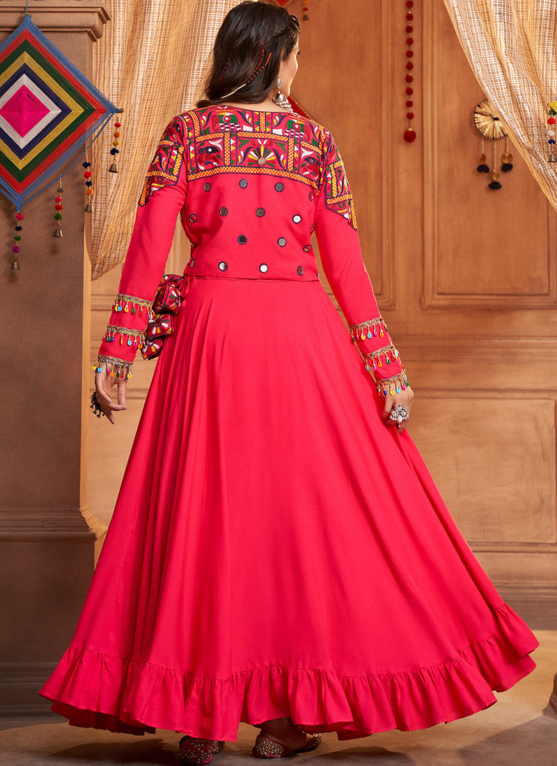 Shop Latest Navratri Lehenga Online Free Shipping In USA, UK, Canada, Germany, Mauritius, Singapore With Free Shipping Worldwide.
