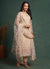 Peach Beige Embroidery Salwar Suit