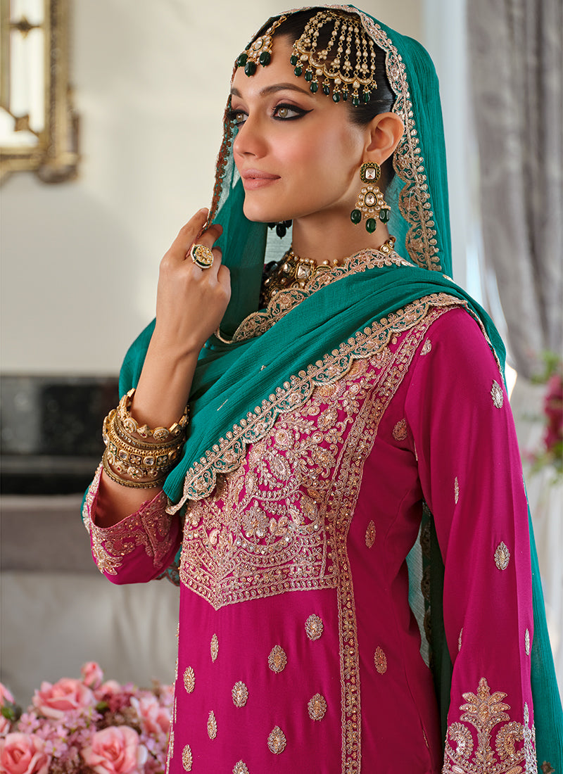 Buy Sharara Style Suit