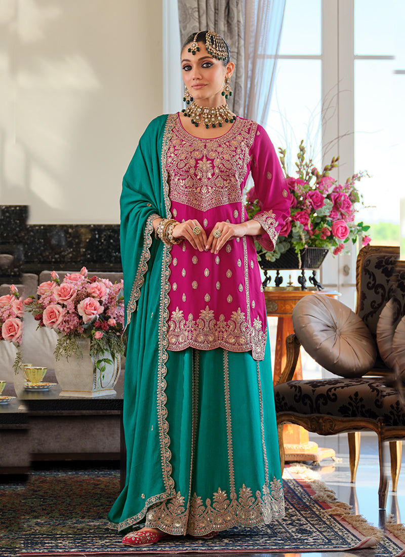 Buy Sharara Style Suit In USA