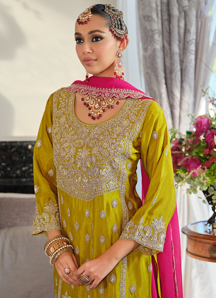 Buy Sharara Style Suit 