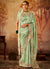 Light Green Multi Embroidery Banarasi Kanjivaram Silk Saree