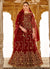 Bridal Red Traditional Embroidery Anarkali Suit