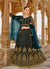 Teal Blue Traditional Embroidery Anarkali Suit