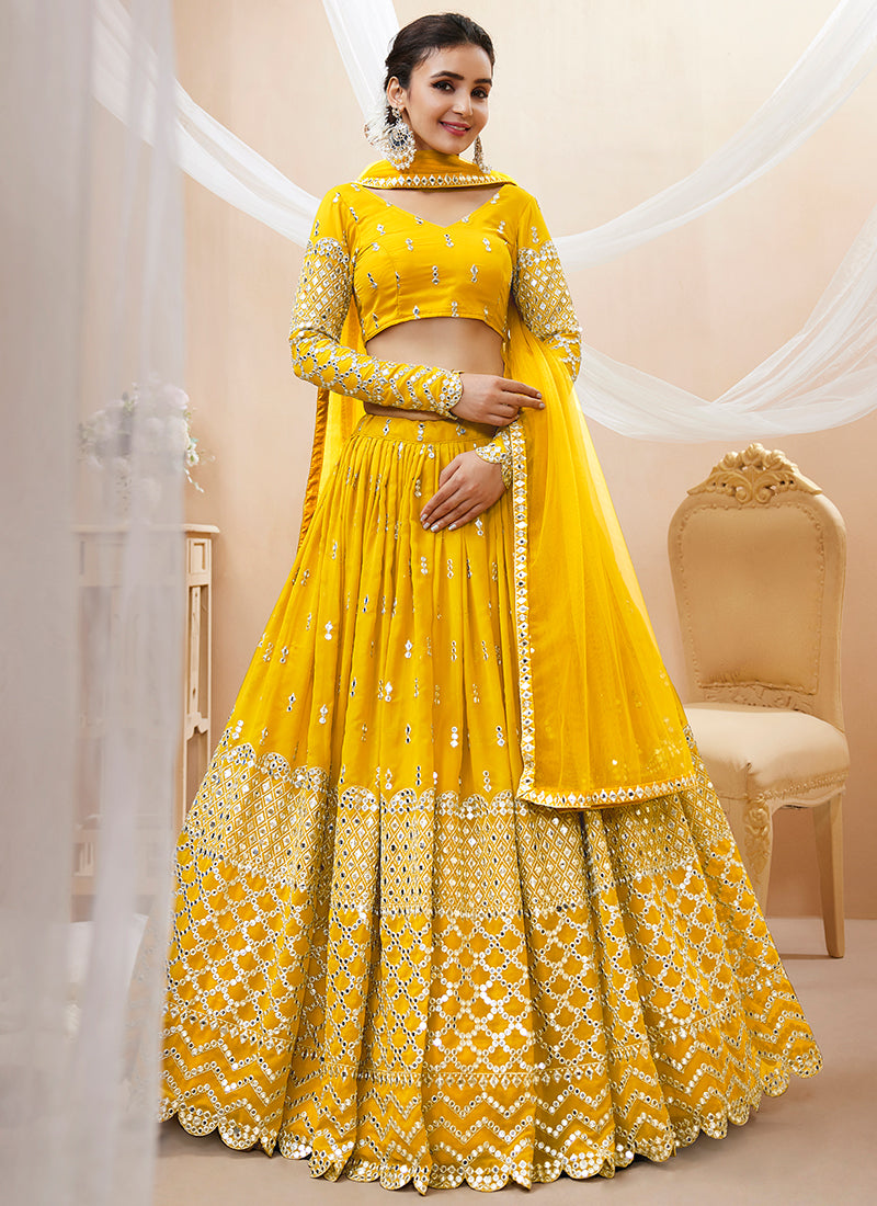 Shop Wedding Lehenga In USA, UK, Canada, Germany, Mauritius, Singapore With Free Shipping Worldwide.