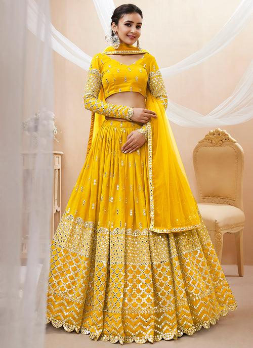 Shop Wedding Lehenga In USA, UK, Canada, Germany, Mauritius, Singapore With Free Shipping Worldwide.