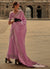 Light Pink Brocade Weaved Handloom Silk Saree