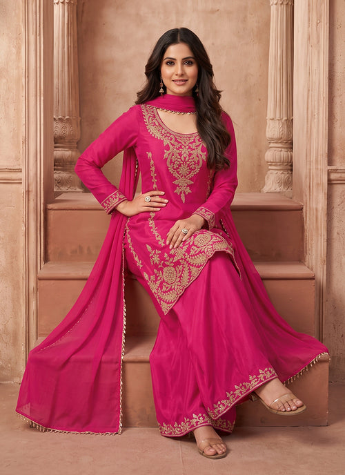 Shop Rani Pink Palazzo Suit Online