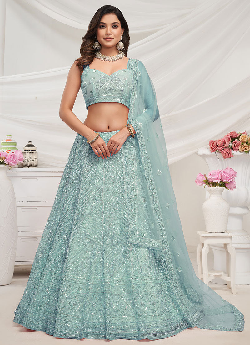 Shop Wedding Lehengas Online With Free International Shipping In USA, UK, Canada, Germany.