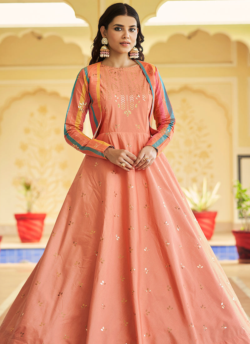 Shop Indian Gown In USA, UK, Canada, Germany, Mauritius, Singapore With Free Shipping Worldwide.