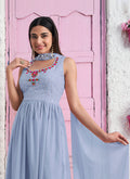 Blue Sequence Palazzo Suit In USA Australia