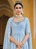 Buy Anarkali Palazzo Suit In USA UK Canada