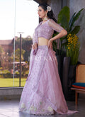 Shop wedding lehenga choli online at Hatkay. Get the latest bride reception lehenga for wedding with different styles options.