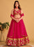 Magenta Sequence Embroidery Wedding Lehenga Choli