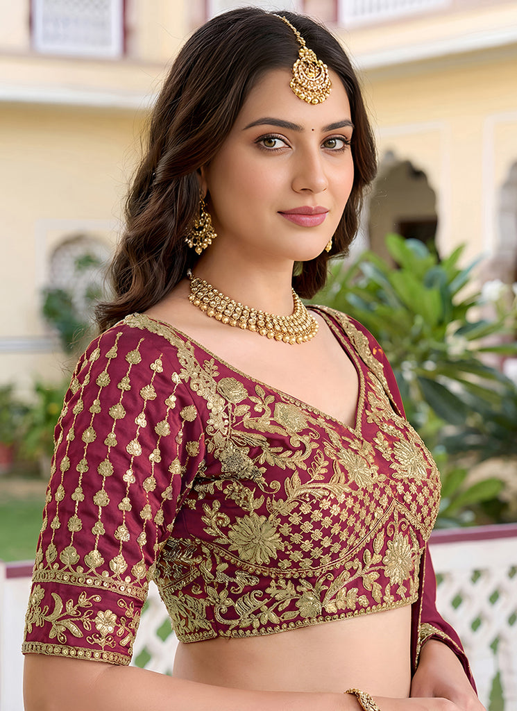 Buy Silk Lehenga Choli In UK