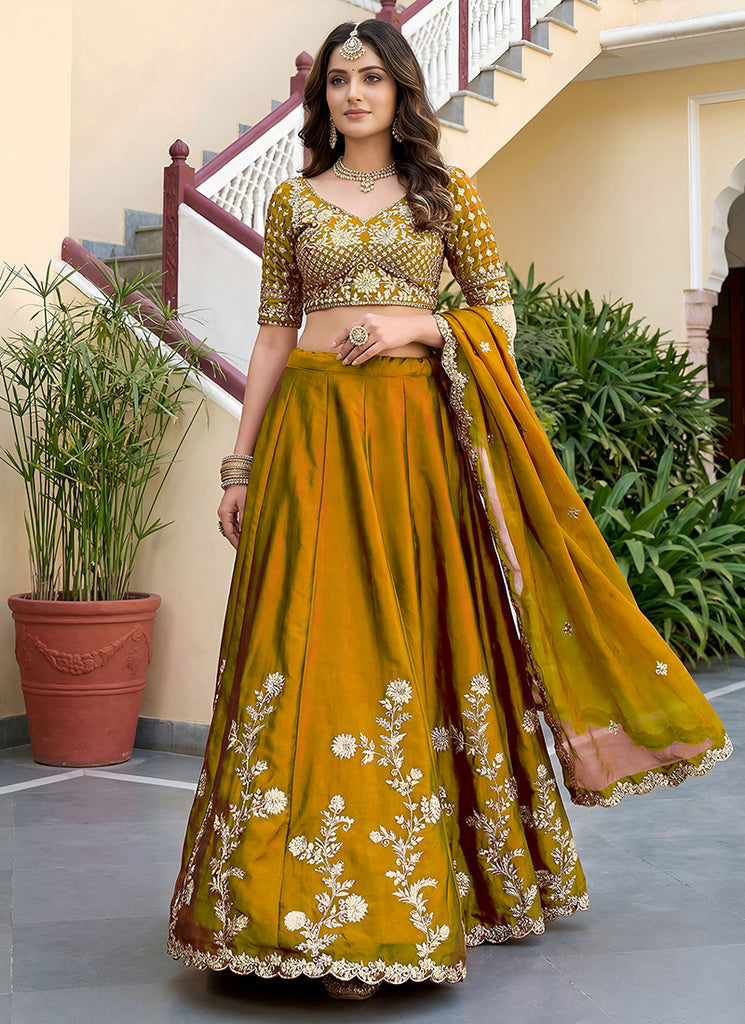 Buy Lehenga Choli For Haldi In USA