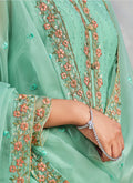 Sea Green Wedding Palazzo Suit In USA UK