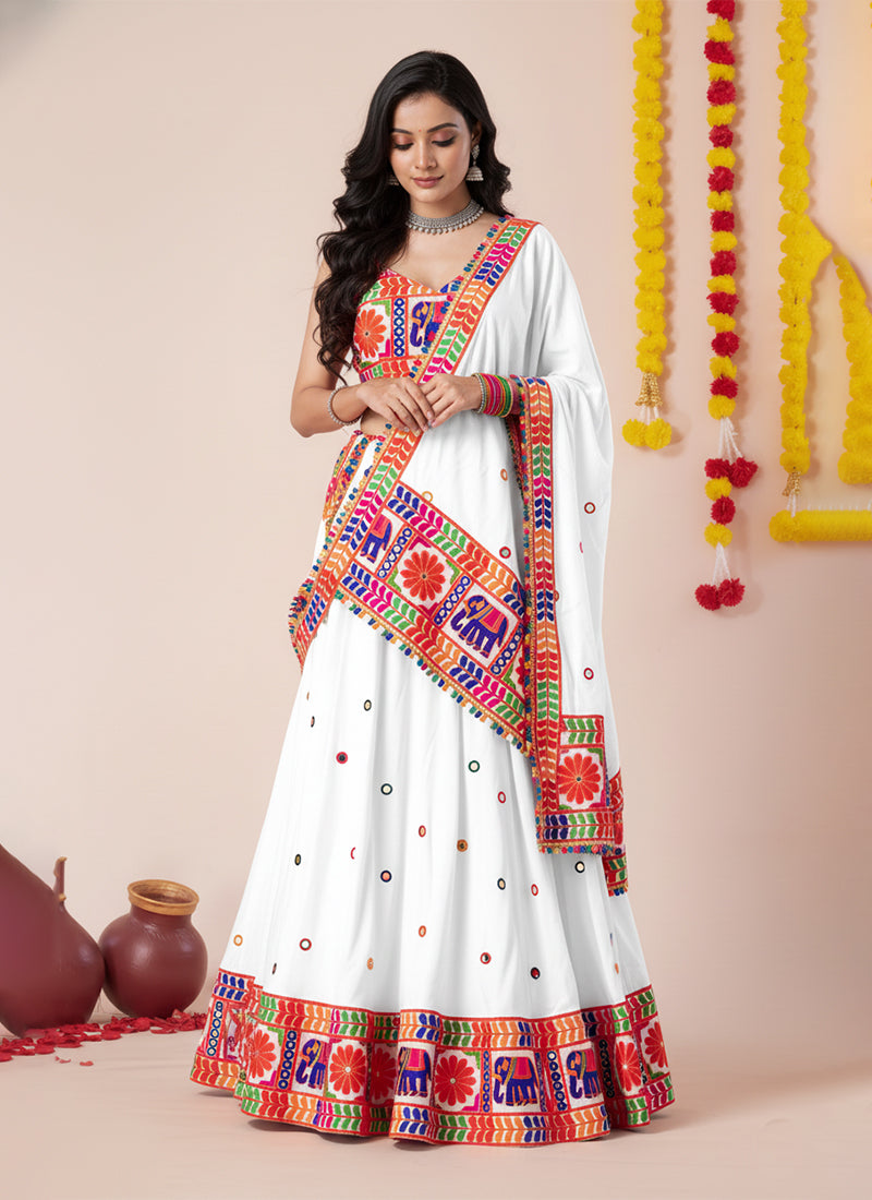 Buy White Chaniya Choli