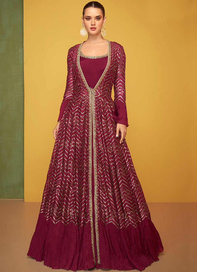 Buy Latest Designer Slit Style Anarkali Suit Gown Dress for Women and Girls  Salwar Kameez Dress Pakistani Eid Wear Ready Made Partywear Dress Online in  India - Etsy