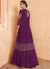 Purple Embroidery Jacket Style Traditional Lehenga Choli