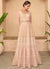 Pink Lucknowi Embroidery Designer Wedding Anarkali Suit