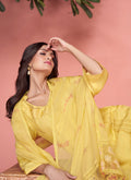 Yellow Pakistani Pant Style Suit In Usa uk