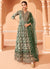 Green Sequence Embroidery Floral Anarkali Suit