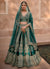 Green Sequence Embroidery Wedding Lehenga Choli