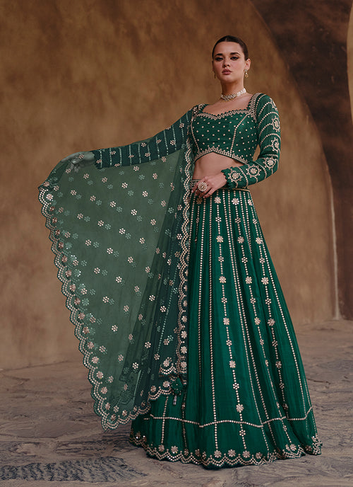 Shop Engagement Lehengas In USA, UK, Canada, Germany, Mauritius, Singapore With Free Shipping Worldwide.