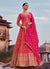Pink Thread And Sequence Embroidery Anarkali Gown