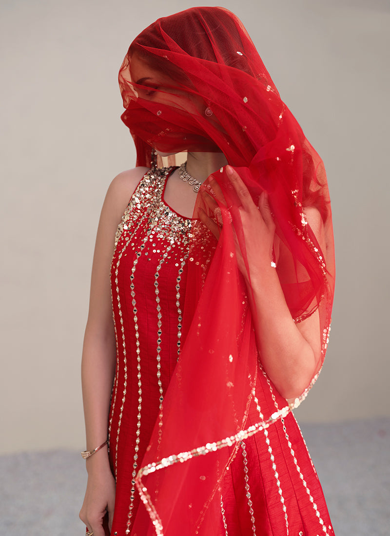 Buy Anarkali Pant Style Suit