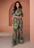 Green Multi Thread And Sequence Embellished Co-Ord Set