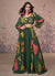 Green Multicoloured Sequence Embroidery Indo Western Palazzo