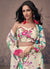 Off White Multicoloured Sequence Embroidery Indo Western Palazzo