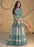 Mint Green Embroidery Designer Anarkali Dress