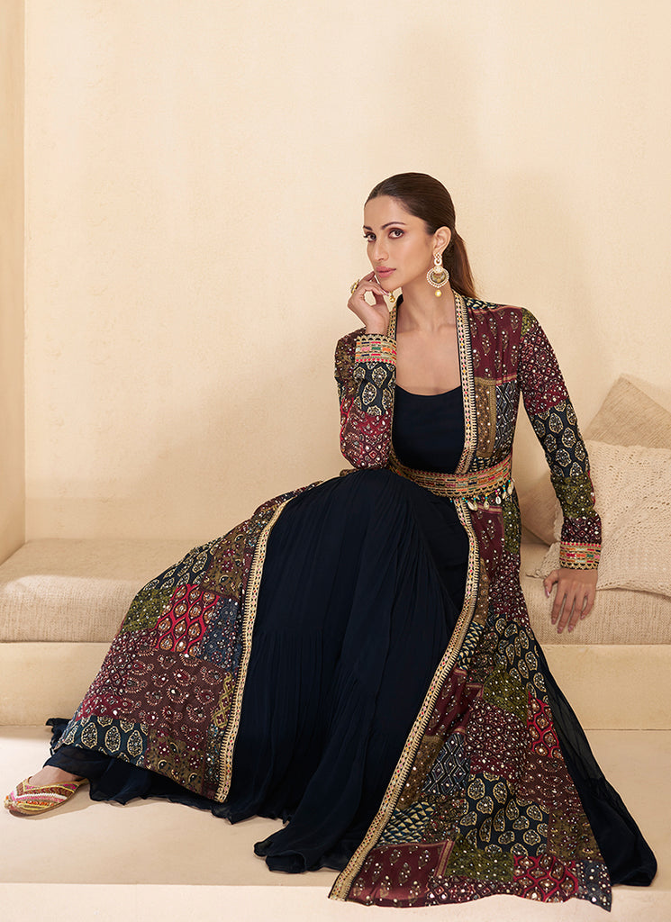 Buy Designer Anarkali Gown In Canada USA UK 