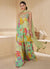 Green Multicoloured Embroidery Sharara Style Suit