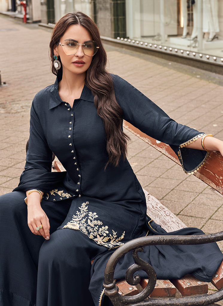 Buy Party Wear Palazzo Suit