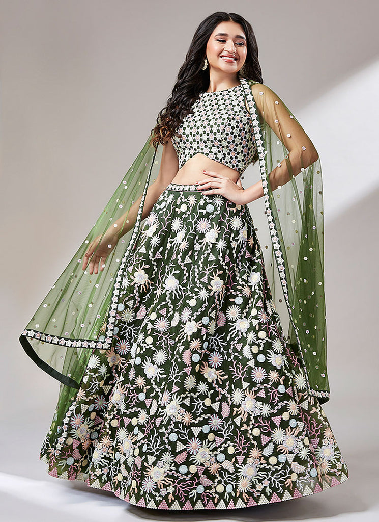 Shop Wedding Lehenga Choli In USA, UK, Canada, Germany, Mauritius, Singapore With Free Shipping Worldwide.