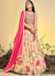 Soft Peach Multi Floral Embroidery Lehenga Choli