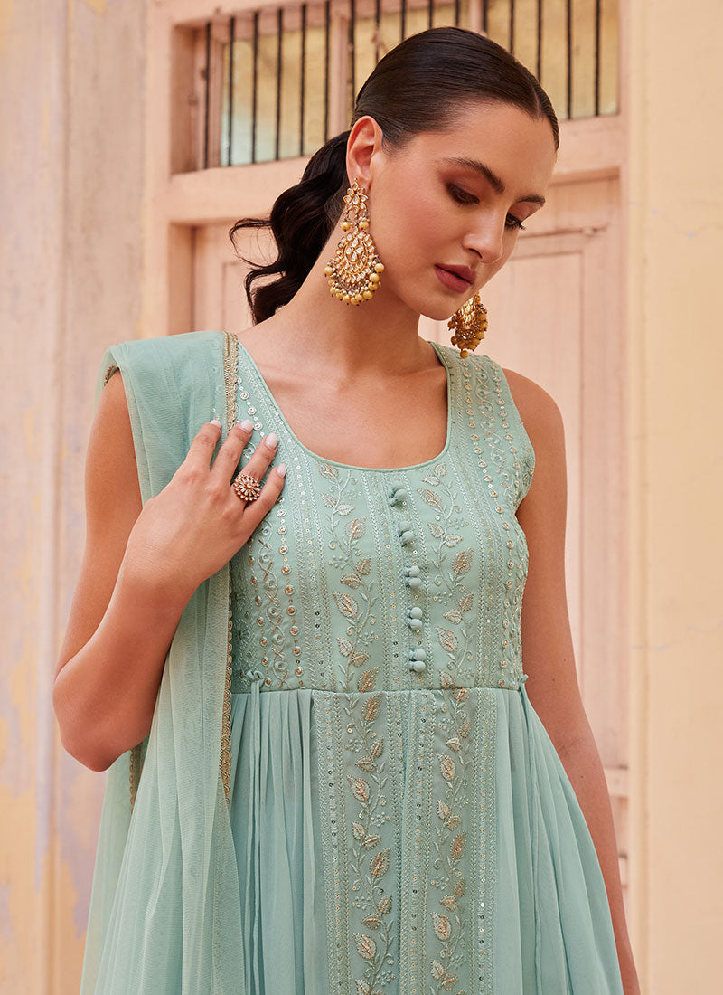 Buy Anarkali Pant Suit 