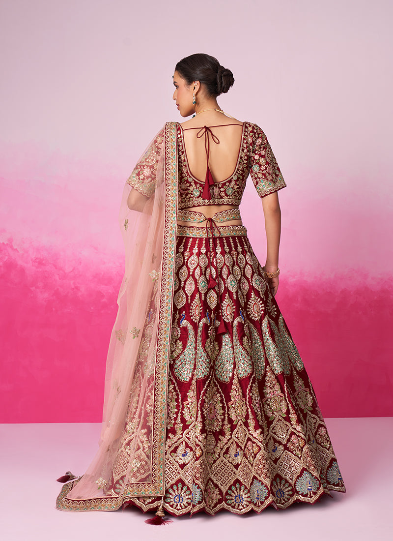 Shop Latest Wedding Lehenga Choli In USA, UK, Canada, Germany, Australia, Singapore, France, Italy, Mauritius, Netherlands, Austria, Egypt, Turkey With Free International Shipping Worldwide.